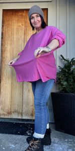 Hovedbilde Genser Ceriserosa onesize 38-48