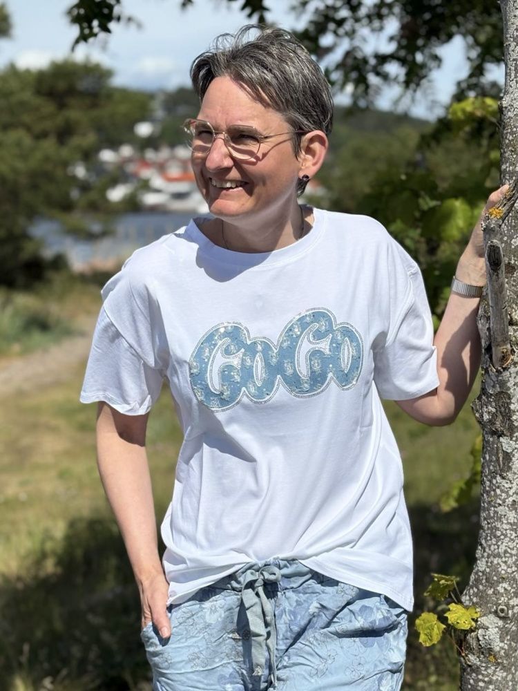 Dame T skjorte Coco hvit