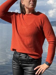 Hovedbilde Myk genser Rust/Oransje