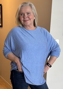 Hovedbilde Genser Bl&aring; onesize 38-48